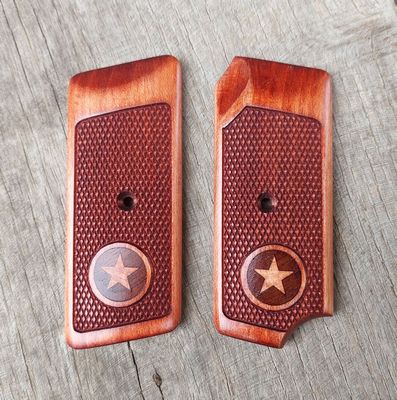laser cut inlays wood grips